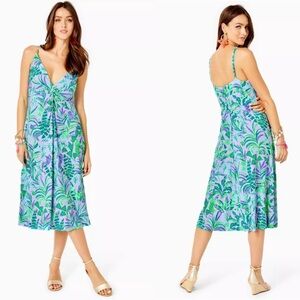 NWOT Lilly Pulitzer Women's Quaid Midi Dress. Size 6